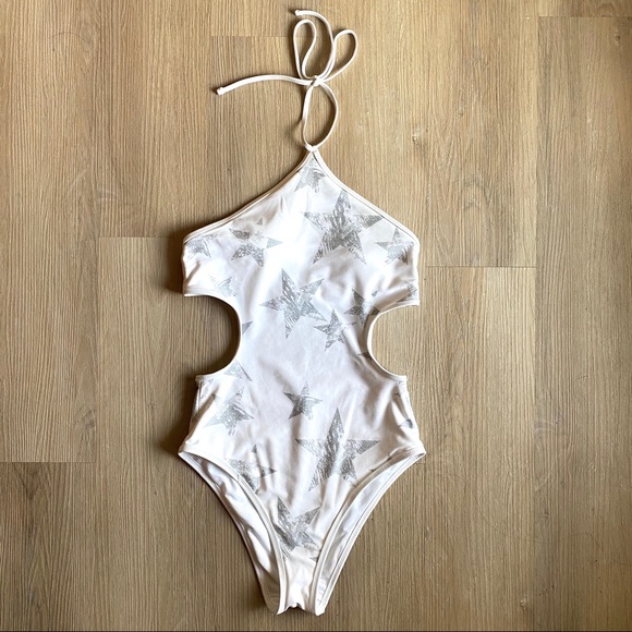 eagle print grey bikini